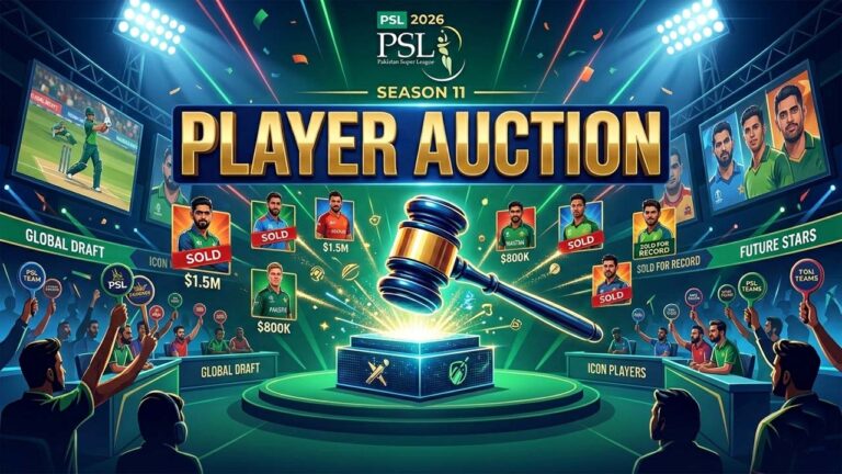 PSL 2026 Player Auction